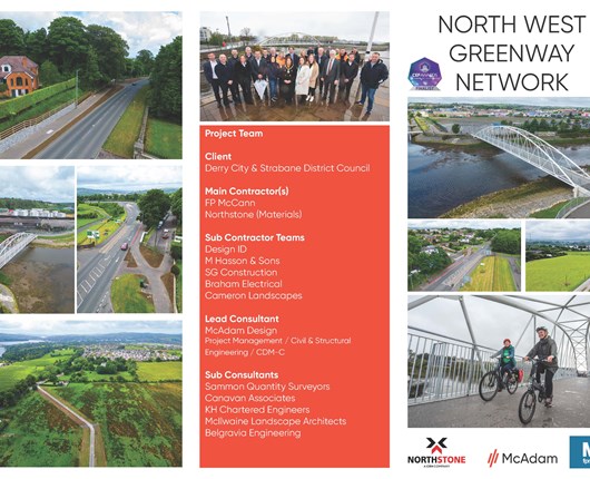 CEF Award Winning North West Greenway Network Project