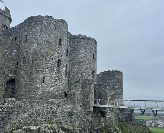 Carrickfergus Castle and Town Walls site visit as part of the Carrickfergus Regeneration Project